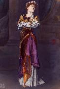 unknow artist This image is in public domain because it is a reproduction of a 1896 picture of Victorian actress Dame Ellen Terry (1847-1928) as William Shakespeare Sweden oil painting artist